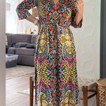 BODEN Fiesta and Orchid Kaftan Midi | Maximalist Style Size 8 Photo 0