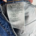 Levi's Levi’s Ribcage Shorts Blue Raw Hem Button Fly Cut Off Size 31 Photo 7