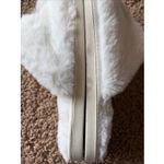 Shiraleah  White Faux Fur MRS. Wifey Honeymoon Wedding Bridal Slippers L/XL 9-11 Photo 6