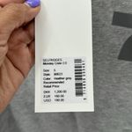 7 Days Active Monday crew neck sweatshirt oversized heather gray cotton size S Photo 9