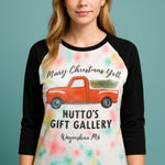 Handmade Retro Holiday Tie Dye Baseball Tee Bella Canvas Holidaycore Medium Photo 1