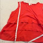 Michael Kors  Orangey-Red Sleeveless Women's Top size XL Photo 6