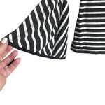 Regenbogen Top Women S Striped Flare Bell Sleeve Boho Retro Y2K Hippie Rocker Black Photo 5
