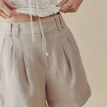 Free People Chelsea Linen Shorts Photo 3