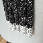 Ralph Lauren LAUREN Womens Dress Size 8 Polka Dot Fit Flare Contrast Hem Classic Photo 5