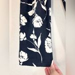 Lauren by Ralph Lauren Navy Blue and White Floral Print Slacks Pants Size 12 Photo 5