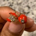 Apple Stud Earrings! So So Cute! Brand new!!! Red Photo 3