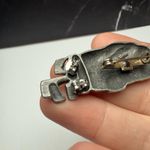 Ms Dee Golf Bag Brooch Brooch Pin With Earrings Pewter Silver Tone For Golfer Photo 5