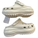Crocs Bone Cream Mega Crush Clogs size Women's 8 Men's 6 Unisex NEW Tags Photo 3