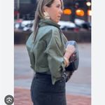 ZARA  Poplin Long Sleeve Button Down Shirt Size Small NWT‎ Photo 1