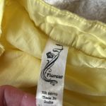 Anthropologie  Floreat Yellow Embroidered Skirt Photo 4