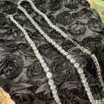 Fabulous Tennis necklace and bracelet set Silver Photo 0