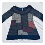 Free People β
Blue Patchwork Boho Sweater Tunic - Multicolored β
Photo 11