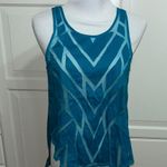 Free People Ginger Cut Work top in deep turquoise Photo 0