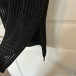 Elan  sleeveless crochet knit midi swim suit cover up dress in black Xsmall machine washable  Photo 2