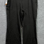 Hilary Radley  Dress Pants Womens 2XL Black Stretch Slash Pockets Formal Wide Leg Photo 0