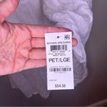 JM Collection NWT White Gold Shimmer Off Shoulder Tassel Tie Straps Petite Large Photo 9