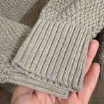 Old Navy  Beige Taupe Natural Loose Textured Tunic Knit Sweater XS Photo 4