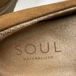 Naturalizer Soul Joyla Platform Loafers Tan Faux Suede Slip On Shoes 7M Brown Size 7 Photo 7