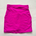 SKIMS  Sporty Zipper Swim Mini Skirt Hibiscus Pink NEW NWT XXS Photo 4