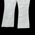 Anthropologie Level 99 Hudson Crop Wide Leg Jeans White 27 Raw Hem Flare Chic Photo 8