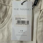 The Mannei Malmo White Denim Pencil‎ Skirt XS Knee Length Photo 10