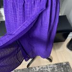 Saks 5th Avenue Feralli by Phillipe SZ 4 vintage purple draped dress Photo 3