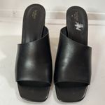 Botkier New in box Ross Block Wooden Heel Black Leather Mule Sandals Size 10 Photo 1