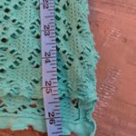 Free People  Beach Crochet Mint Swim Cover Up Tunic Women’s Size XS X-Small EUC Photo 9