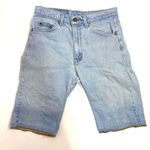 Levi's Levi’s Vintage ‘82 Orange Tab surged Hem 505 Light Wash Denim Shorts 31 Photo 0