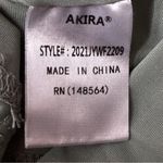 Akira Draped Bodycon Midi Dress Mint Green Size Medium Photo 5