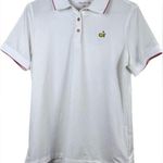 Magnolia Lane Tech 50+ UPF White Medium Polo w/Pink Trim Photo 0