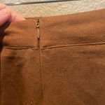 MANGOPOP New  Women’s Faux Suede Brown Skirt Size Medium NWT Photo 4