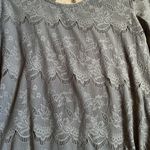 Altar'd State Altar’d State Charcoal Lace Boho Dress With Bell Sleeves. Size Large Photo 2