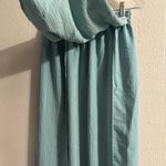 Elegant Teal Skirt Green Size M Photo 2