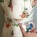 Modcloth NWT White Floral Sheath Dress Pockets New Photo 9
