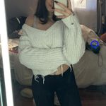 Forever 21 Cropped Off The Shoulder Sweater Photo 1