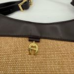 Etienne Aigner Vintage Jute Baguette Shoulder Bag Photo 1