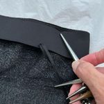 Carmen Marc Valvo Sequin Embellished Black Bandage Strapless Dress sz M Photo 14