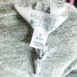 Market & Spruce Kallon Gray Brushed Knit Hoodie Size XS Petite Photo 4