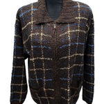 Jantzen NWT VINTAGE 80s BOUCEL KNIT CARDIGAN SWEATER WOMENS SIZE PL Photo 0