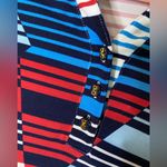 Allison Daley  Blouse Shirt Petite PS/P Red White Blue 4th of July Pool Party Photo 3