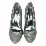 Le Miu ELSA Silver Rhinestone Bling Platform Stiletto Heels Wedding Prom Sz 8.5 Photo 5