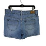 Tommy Hilfiger  90s Light Wash Mid Rise 100% Cotton Denim Jean Shorts Size 10 Photo 1