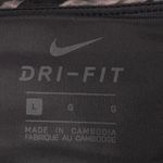 Nike  Large Dri-Fit Ankle Leggings Floral Zip Pocket Elastic Waist Tie Drawstring Photo 6