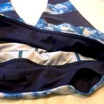 Lululemon - Mesh With Me Crop Leggings- Seaside Alberta Lake/Naval Blue- Size 8 Photo 7