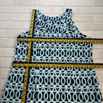 LULU B Dress Womens XL Blue Geometric Sleeveless UPF 50 Strappy Travel Resort Photo 12