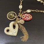 Juicy Couture Vintage  Heart Charms Pendant Necklace Photo 6