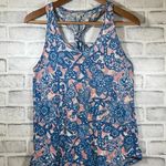 Women’s Lucky Lotus pink/blue racerback tank top Small Pink Photo 0
