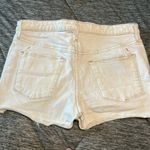 Mossimo Supply Co High Rise White Button Fly Shorts Photo 2